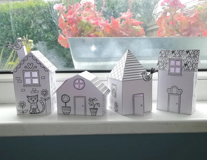 house paper craft/theprintablecraft