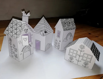 house paper craft/theprintablecraft